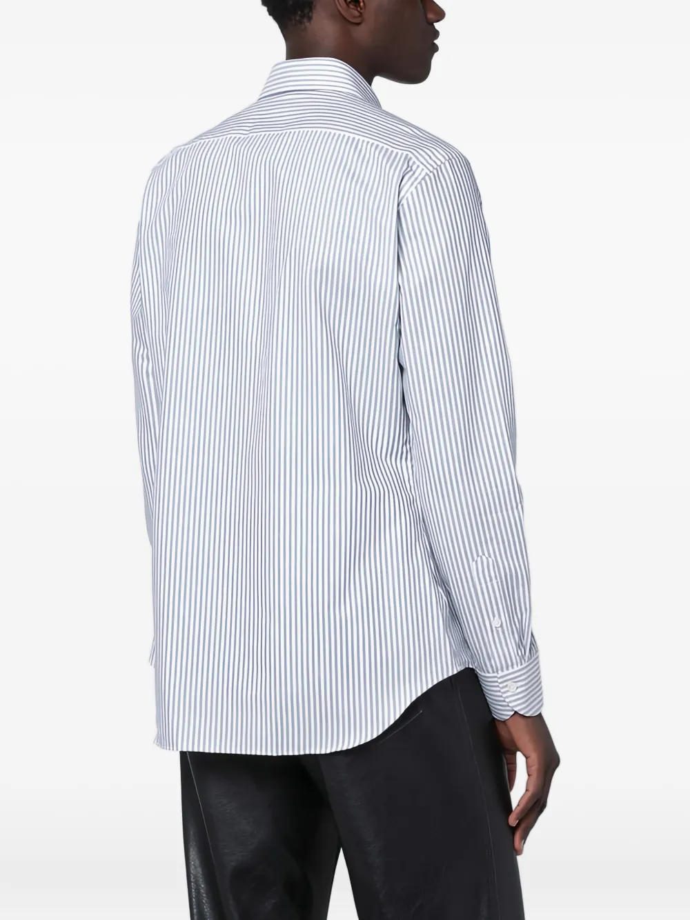 Xacus Gestreept overhemd Wit