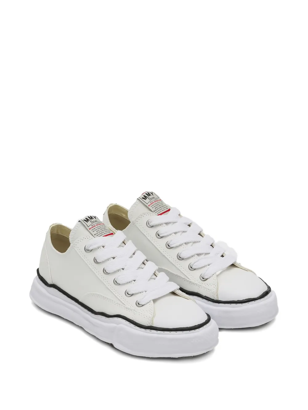 Maison MIHARA YASUHIRO Lace-up platform sneakers Wit