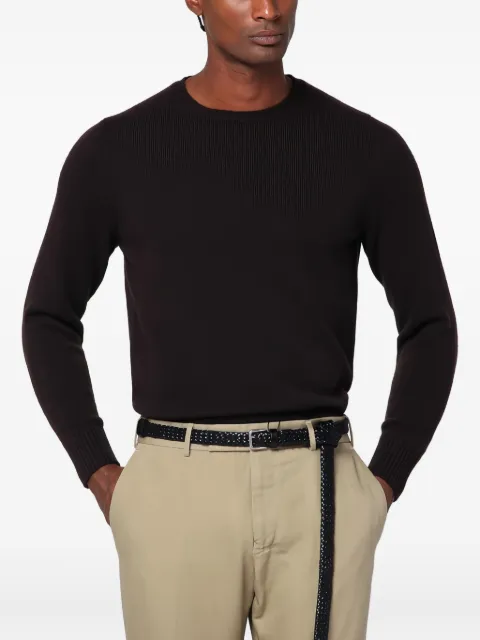 Drumohr crew-neck wool sweater 
