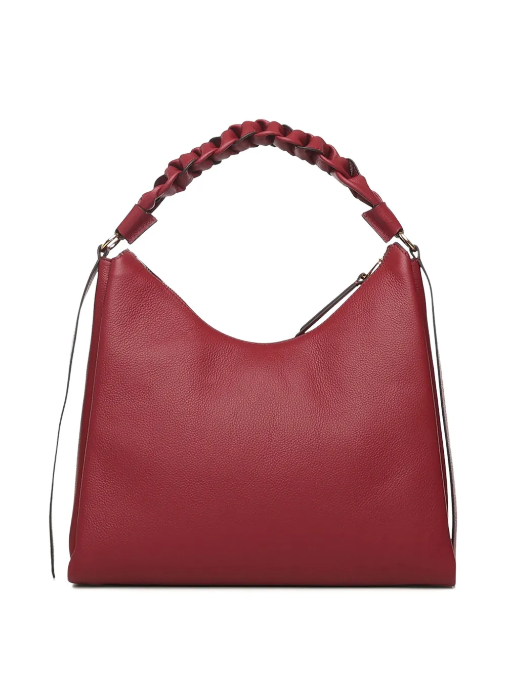 Coccinelle Bohemian braided handle tote bag - Rood