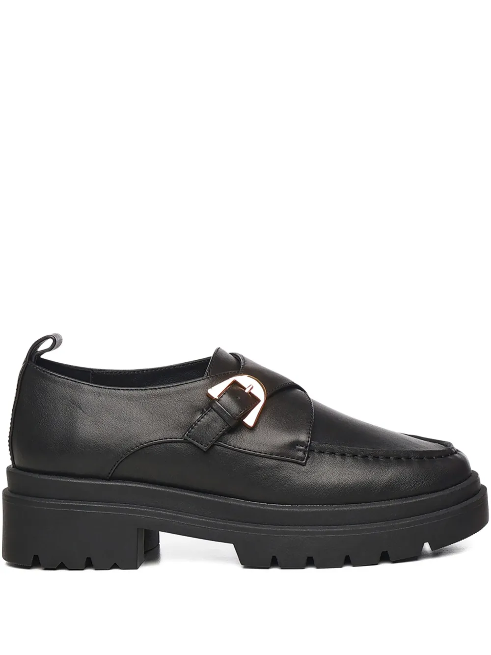Coccinelle buckle platform loafers - Schwarz