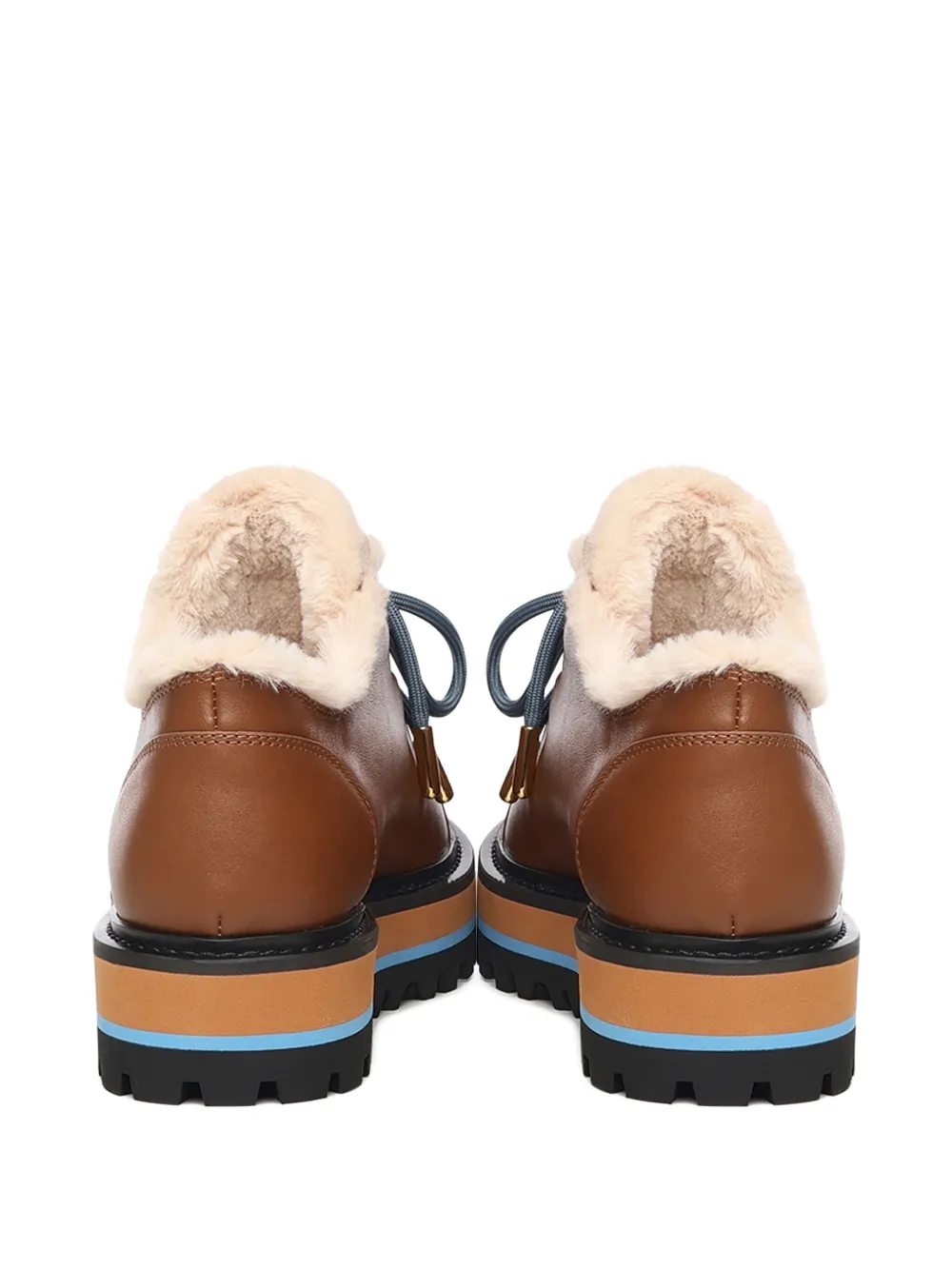 Coccinelle Lace-up Boots In Brown