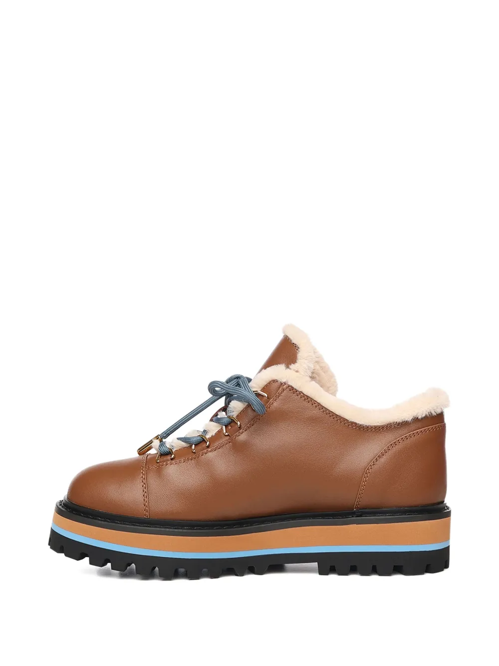 Coccinelle Lace-up Boots In Brown