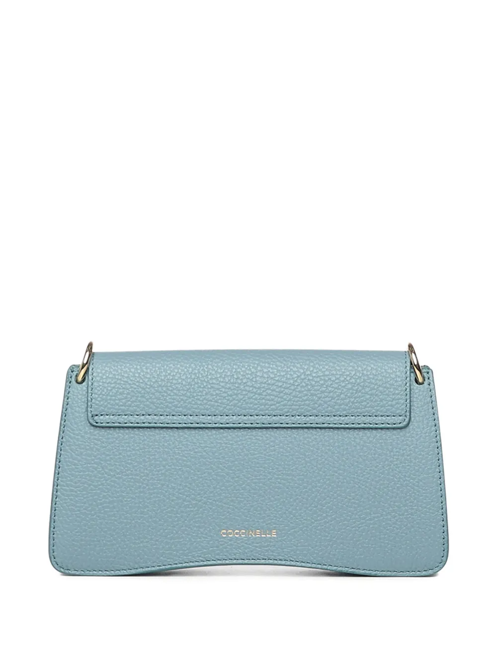 Coccinelle logo-embroidered shoulder bag - Blauw