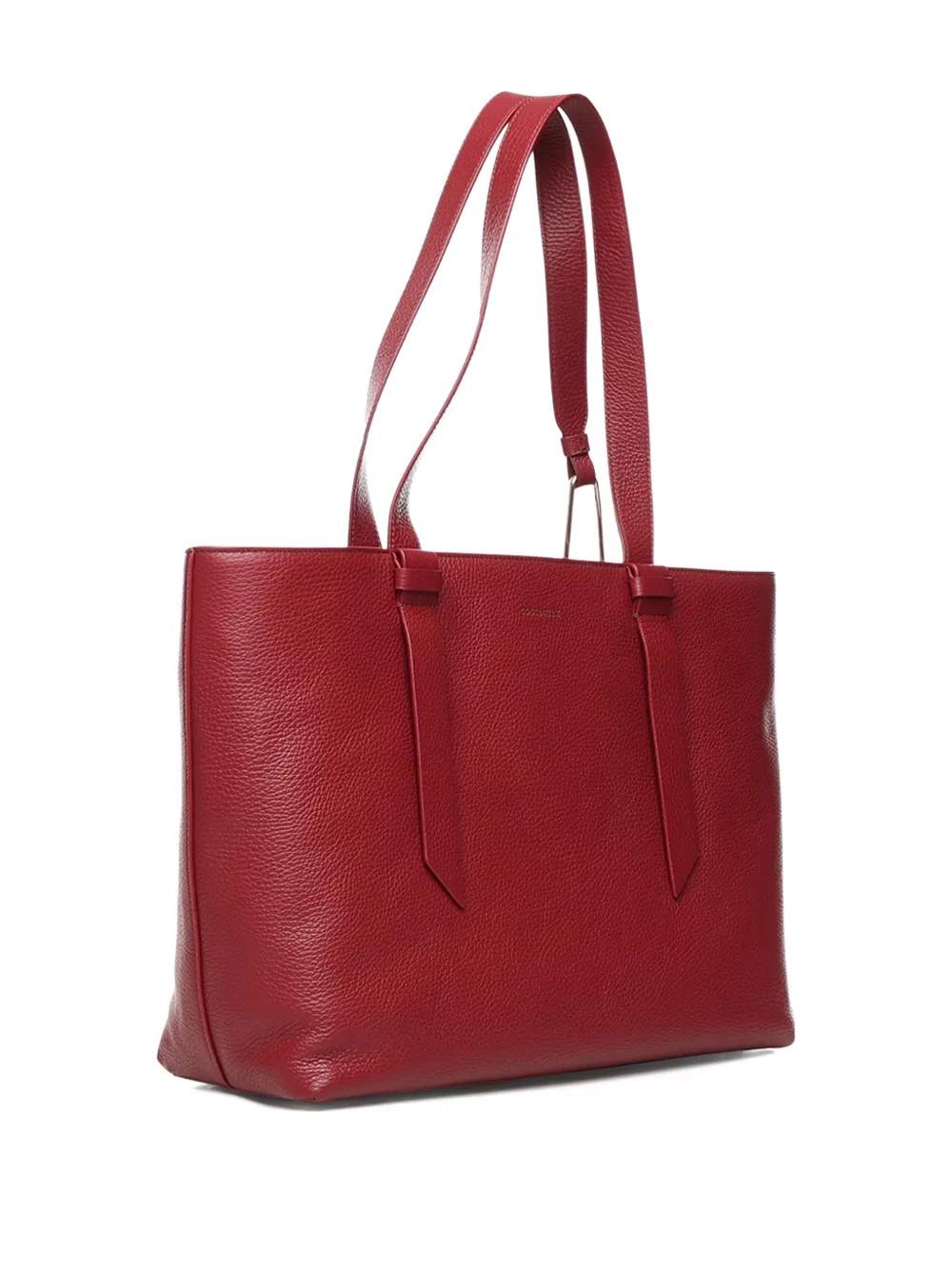 Coccinelle Grote Malory leren schoudertas Rood