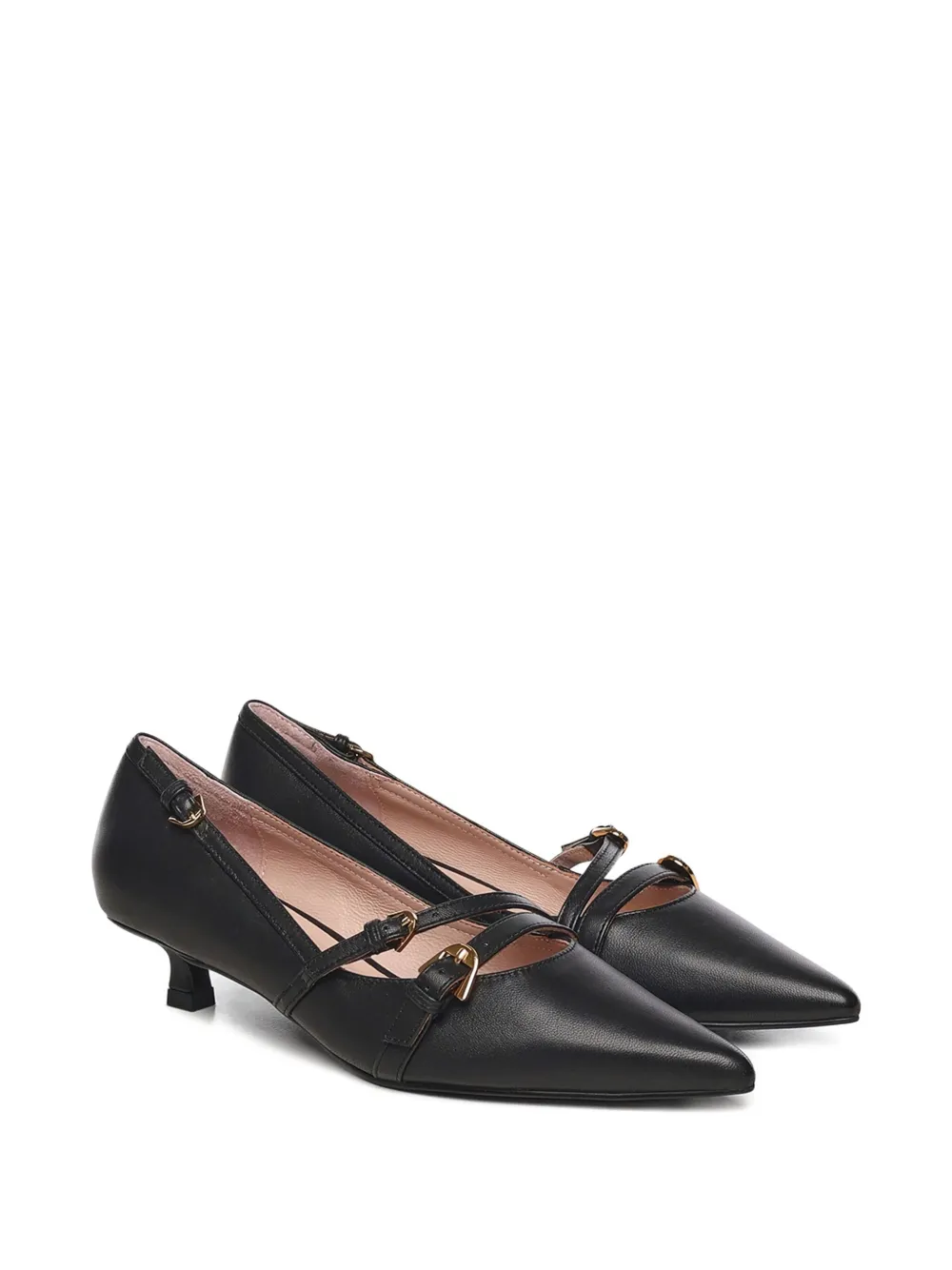 Coccinelle 30 mm Fernanda pumps met gespbandje Zwart
