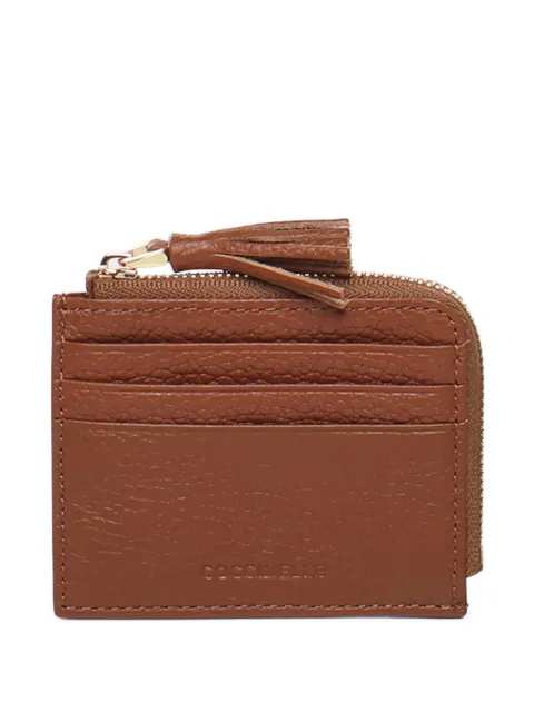 Coccinelle tassel zip wallet