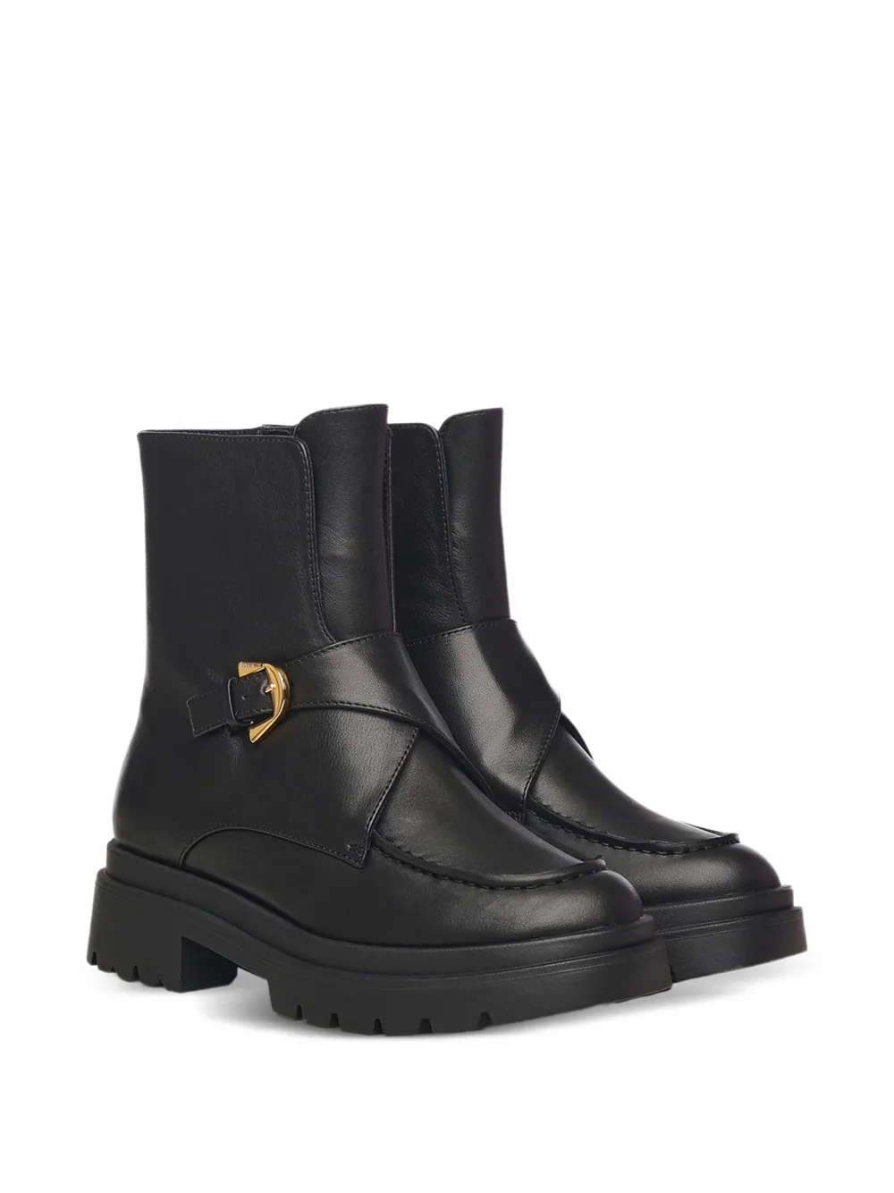 Coccinelle botas de piel con tacón de 35mm | Botines | Image 2