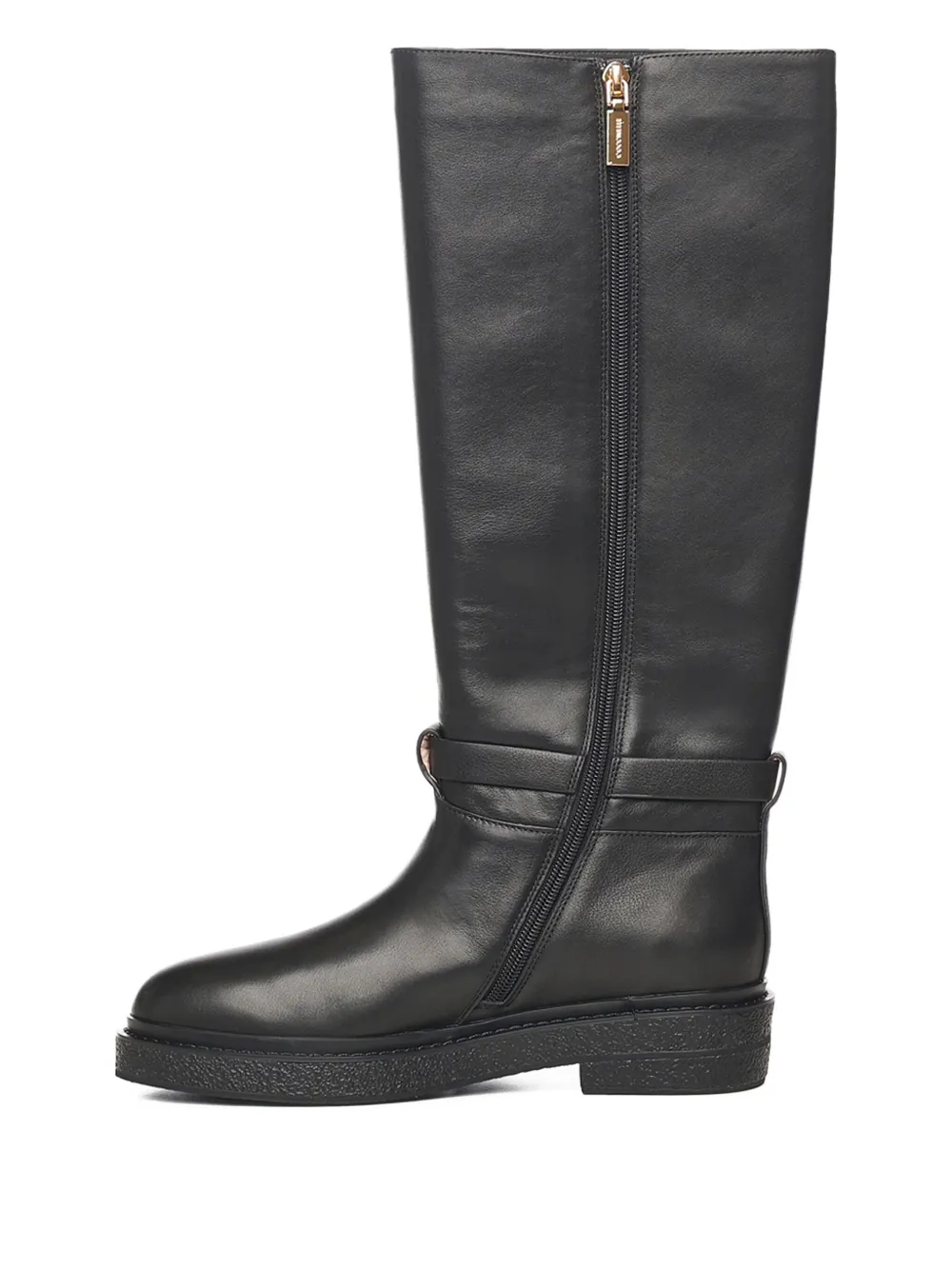 Coccinelle Leather C-saddle Boots In Black