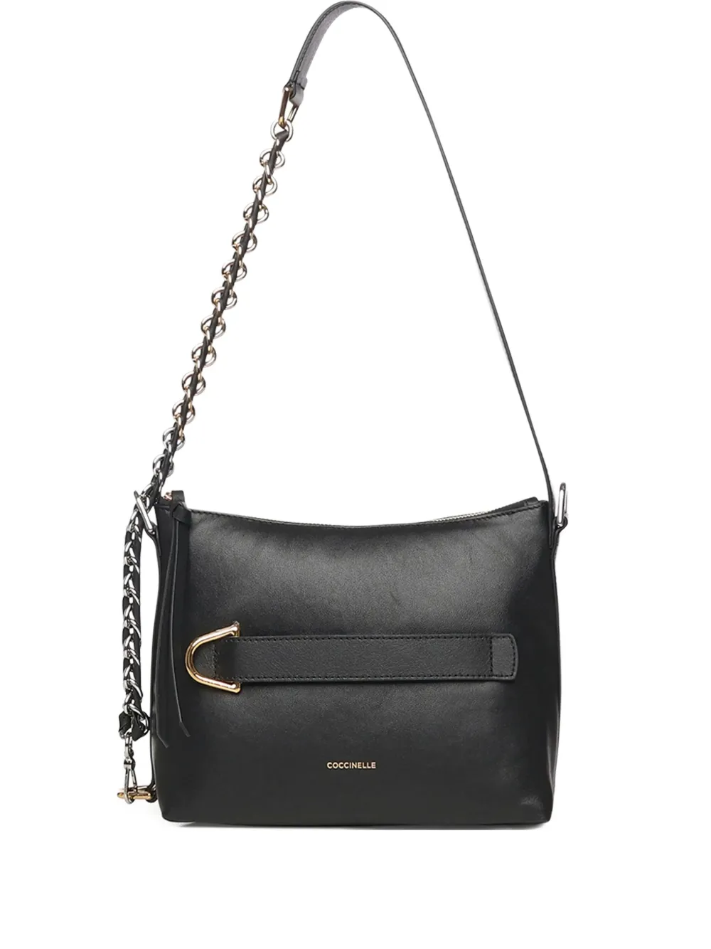 Coccinelle Chain-strap Shoulder Bag In Black