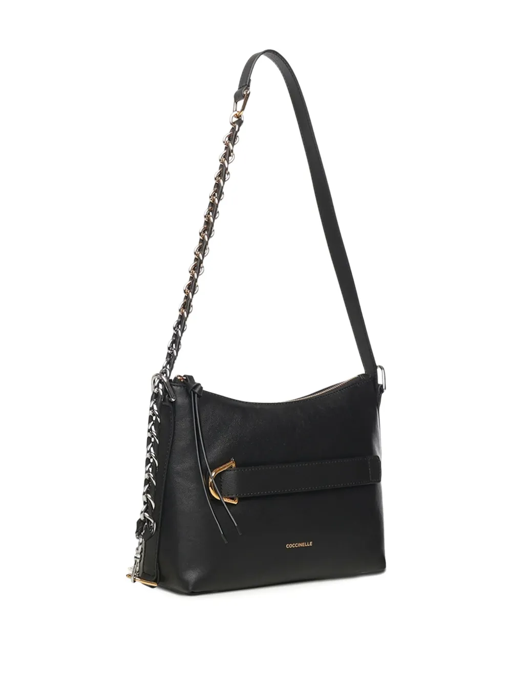 Coccinelle Chain-strap Shoulder Bag In Black