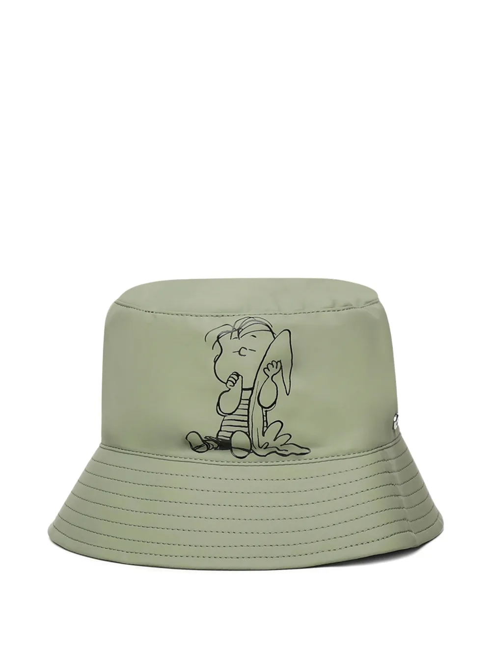 Coccinelle x Peanuts cartoon-print hat | Green | Image 1