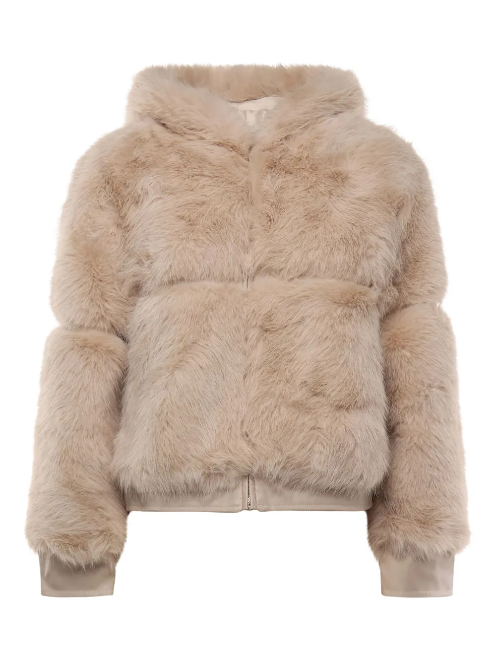 V73 Penny Hooded Jacket In Neutral