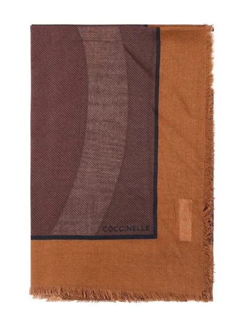 Coccinelle fringed scarf