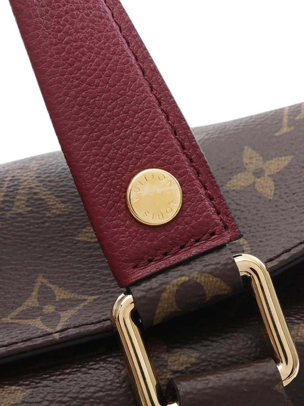 Pre-owned Louis Vuitton 2017 Monogram Manhattan Satchel In Brown