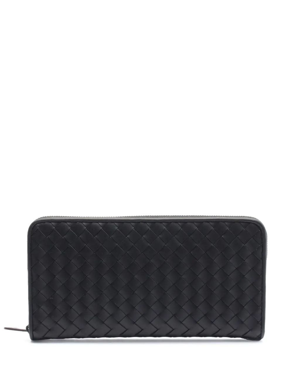 Bottega Veneta Pre-Owned 2012-2025 ナッパ イントレチャート ウォレット 長財布 - ブラック Bottega Veneta Pre-Owned 2012-2025 ナッパ イントレチャート ウォレット 長財布 - ブラック