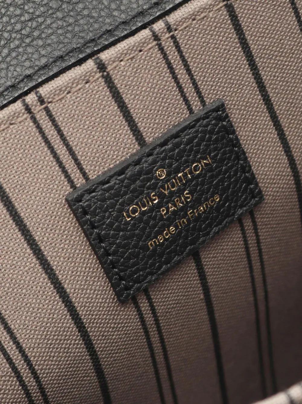 Pre-owned Louis Vuitton 2021-2025 Monogram Empreinte Pochette Metis Satchel In Black