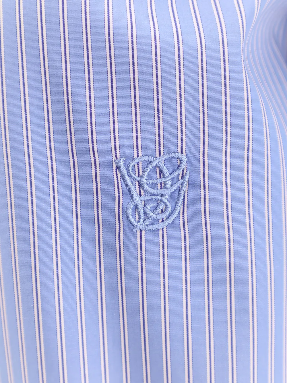 Valentino Garavani Gestreepte blouse Blauw