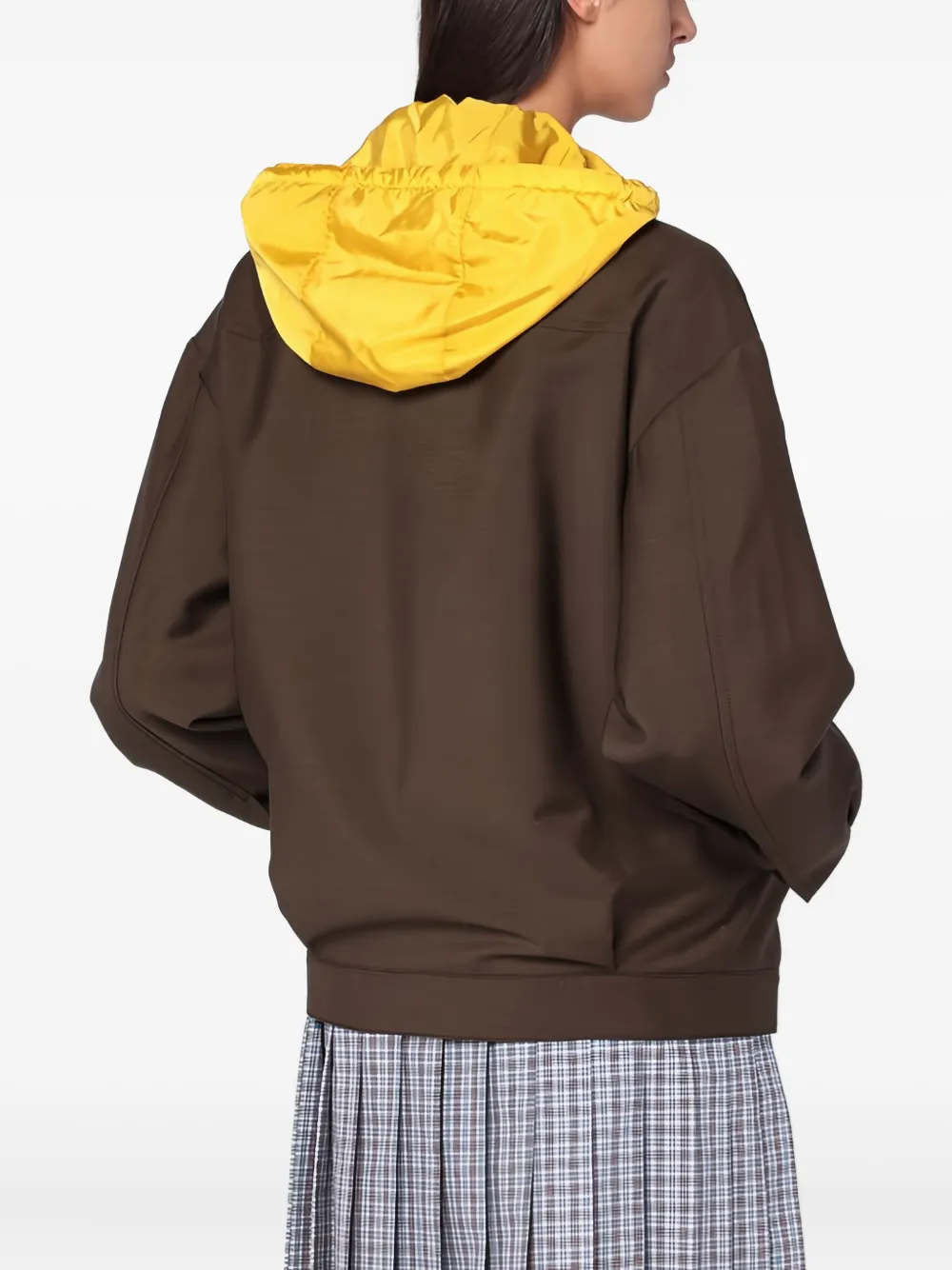 Miu Tweekleurig jack Bruin