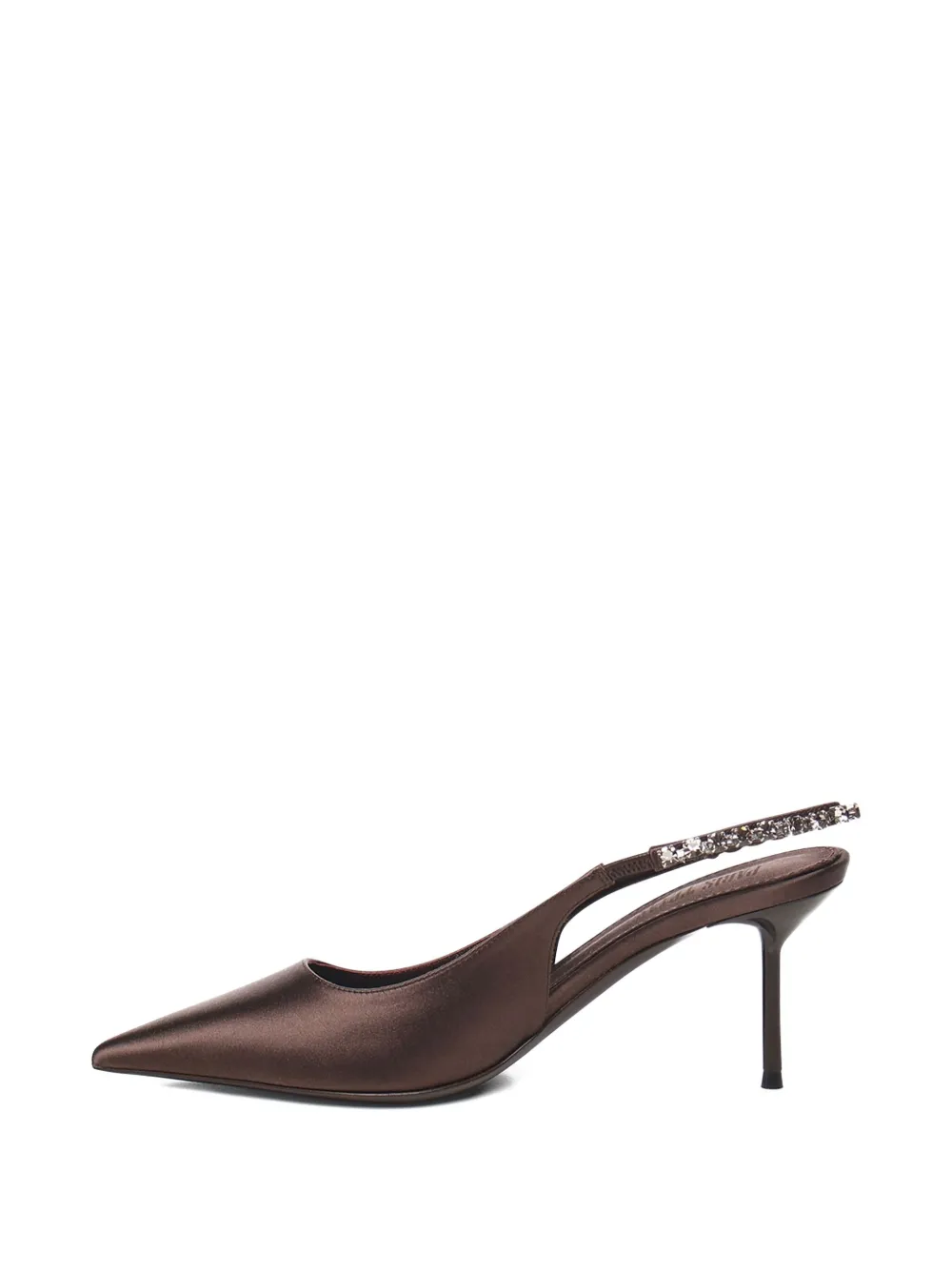 Paris Texas 70mm Lidia Slingback Pumps In Brown