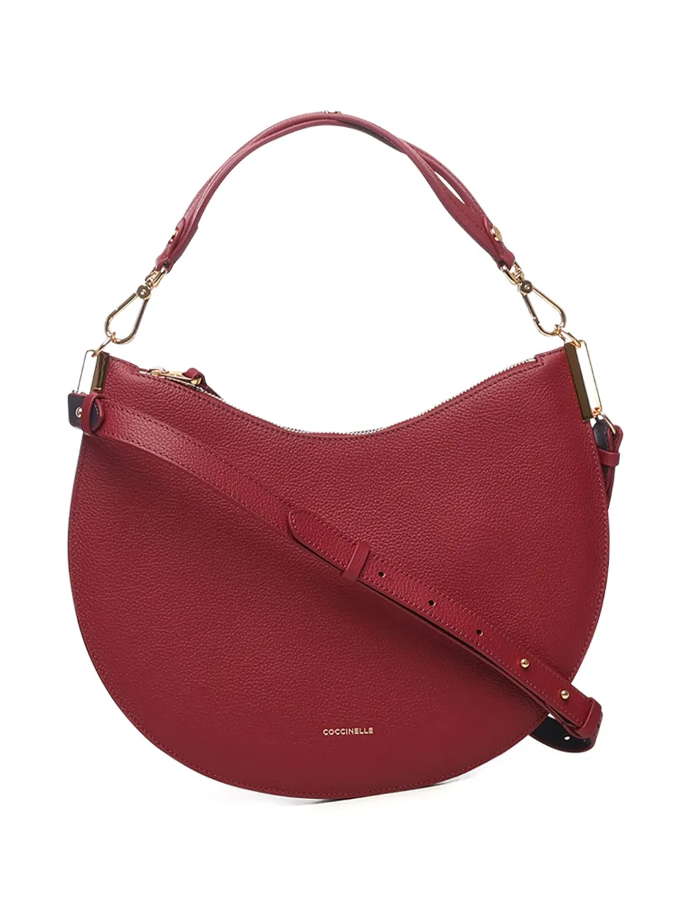 Coccinelle Medium Sunup leren schoudertas Rood