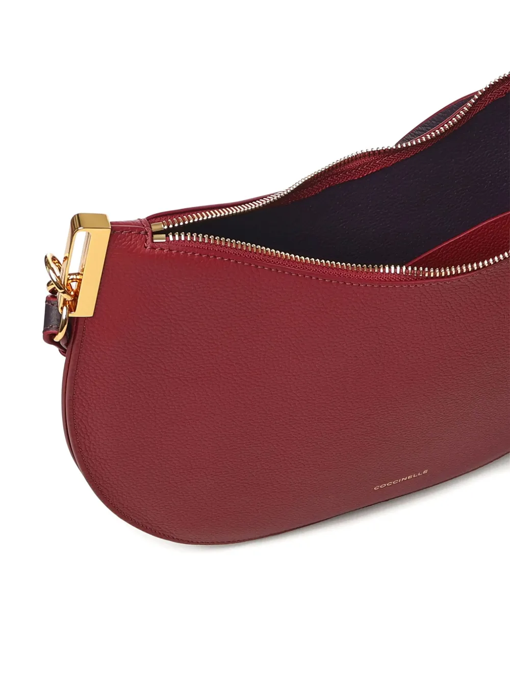 Coccinelle Medium Sunup leren schoudertas Rood