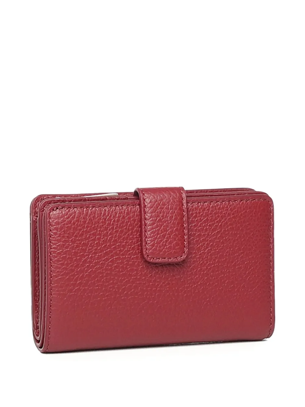 Coccinelle Snap Button Wallet In Red