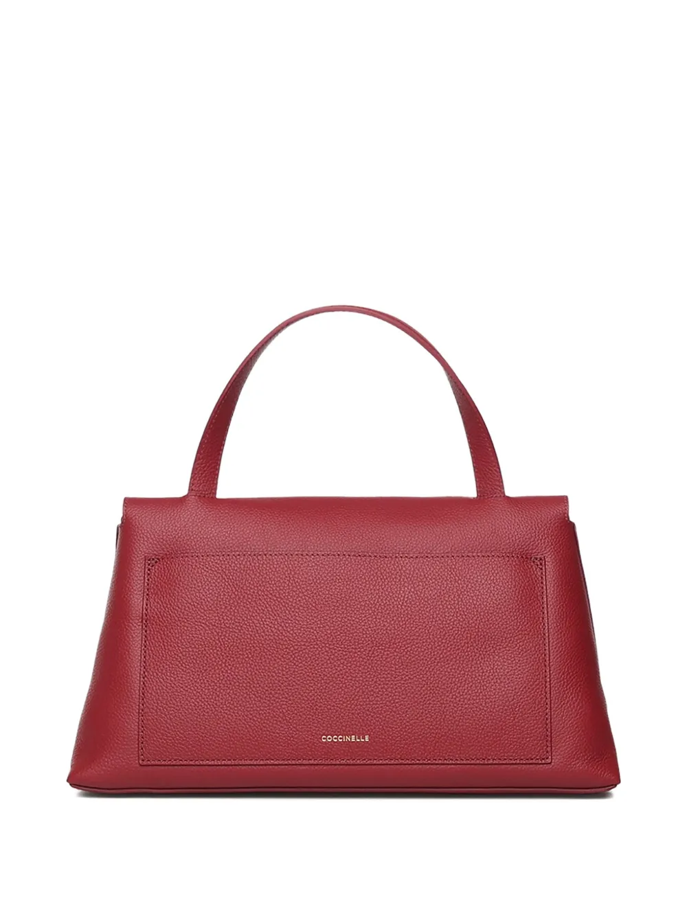 Coccinelle Nikla turn lock leather shoulder bag - Rood