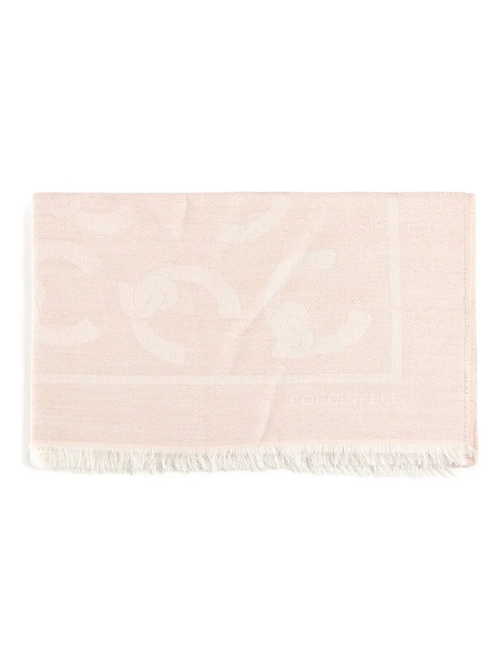 Coccinelle Sciarpa con frange - Rosa