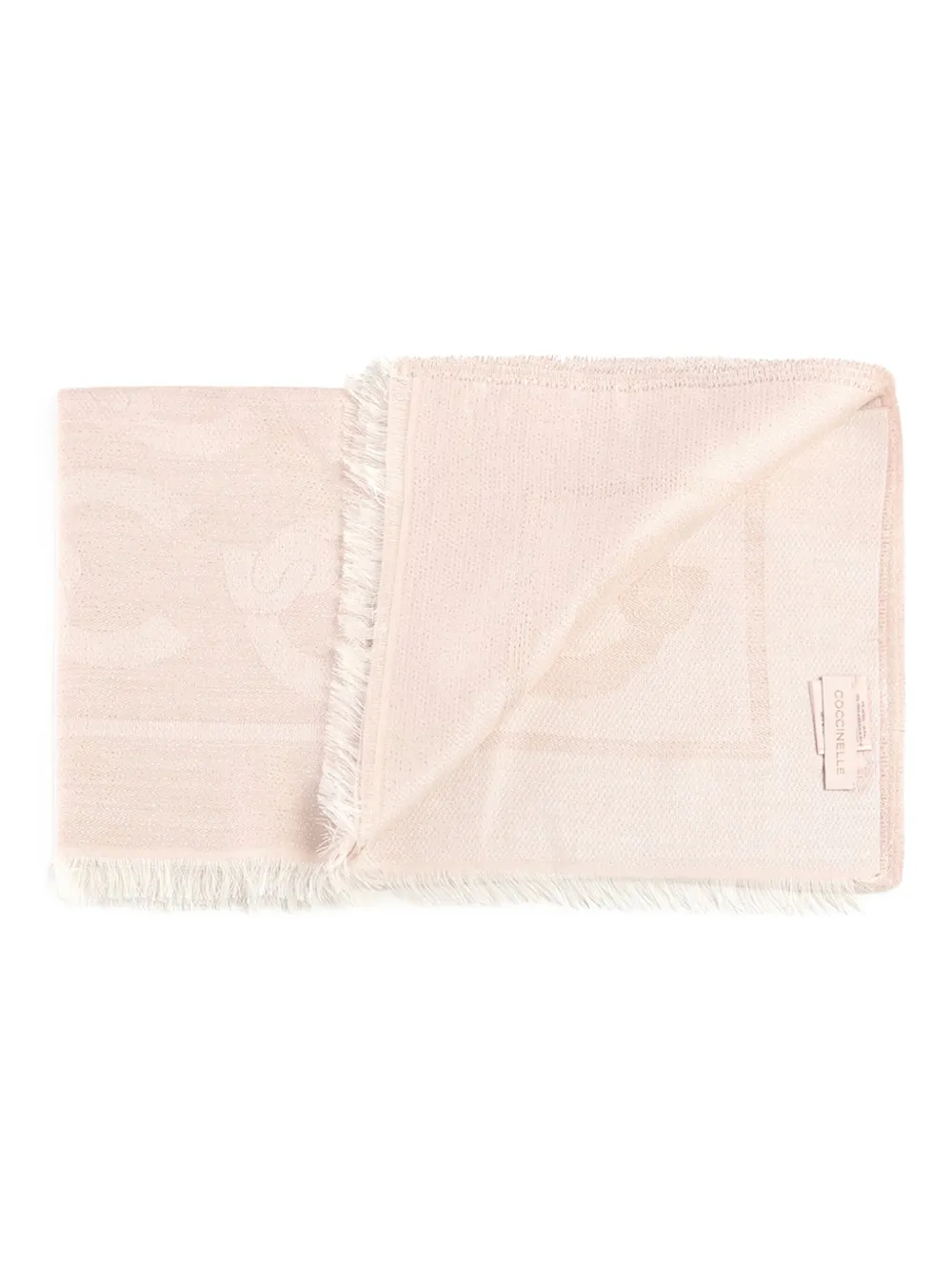 Coccinelle Sjaal met franje - Roze