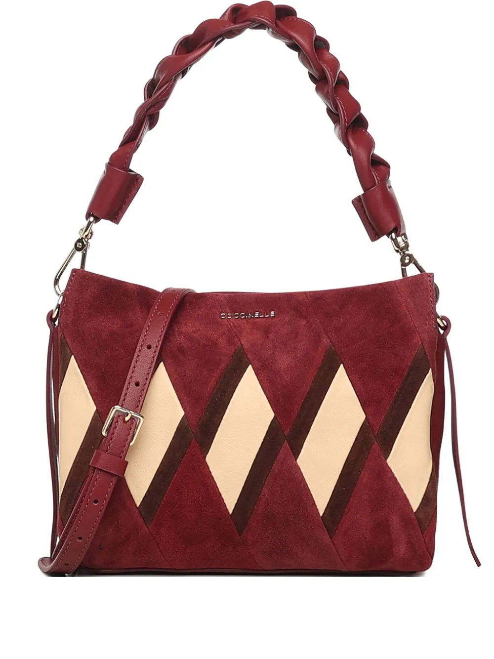 Coccinelle braided handle tote bag | Red | Image 1