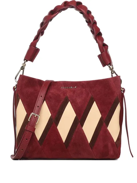 Coccinelle braided handle tote bag