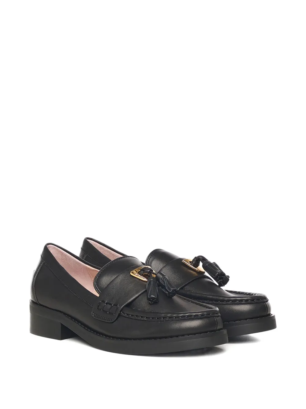 Coccinelle tassel detail flat shoes - Zwart