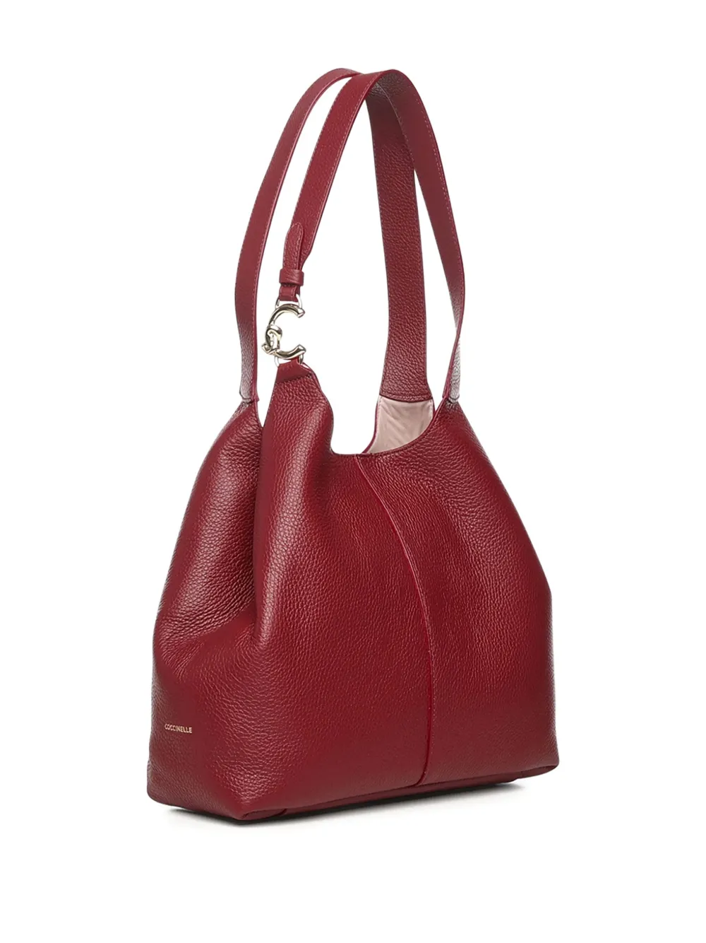 Coccinelle Shopper met ringdetail Rood