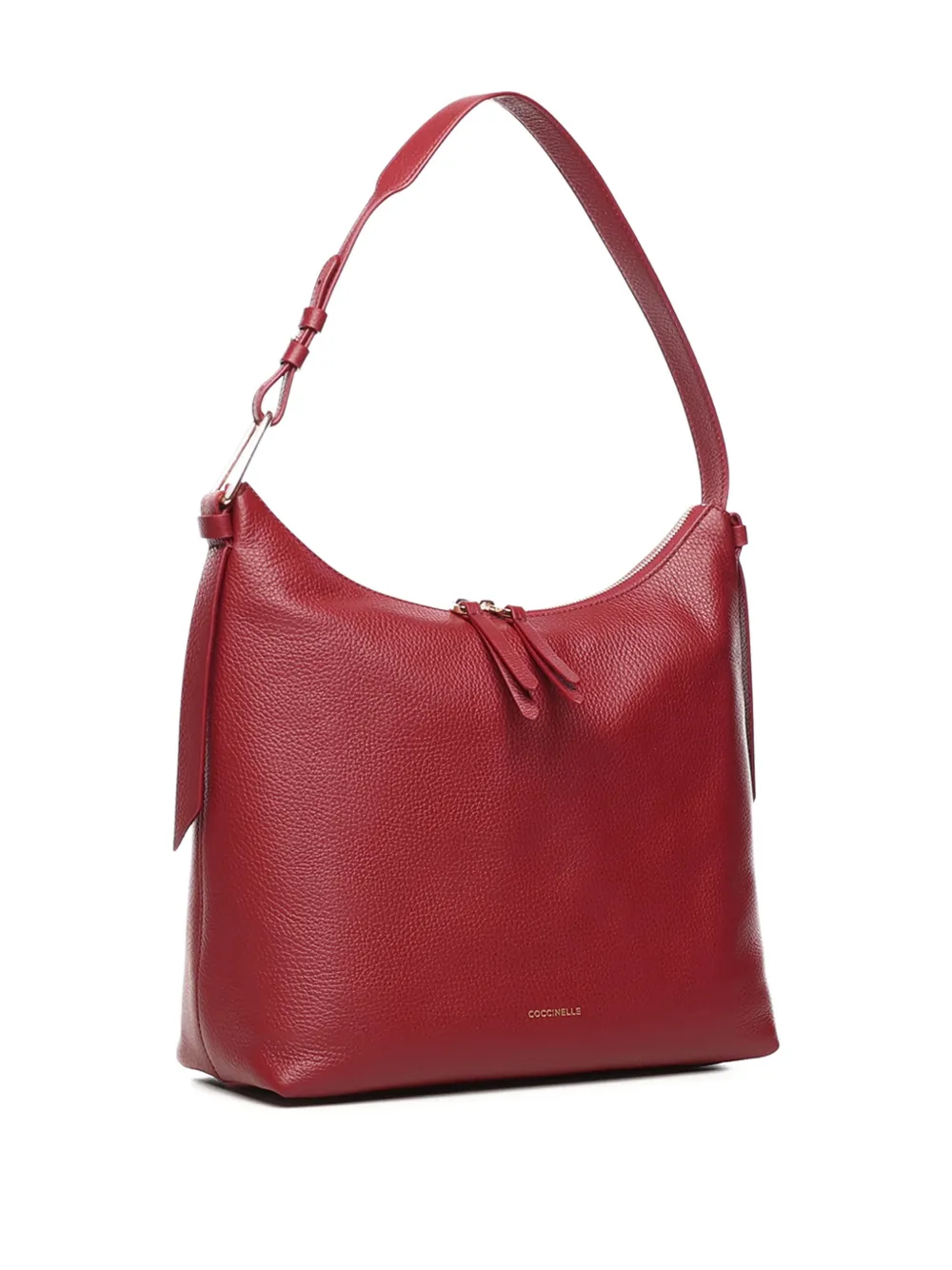 Coccinelle Leather Shoulder Bag In Red