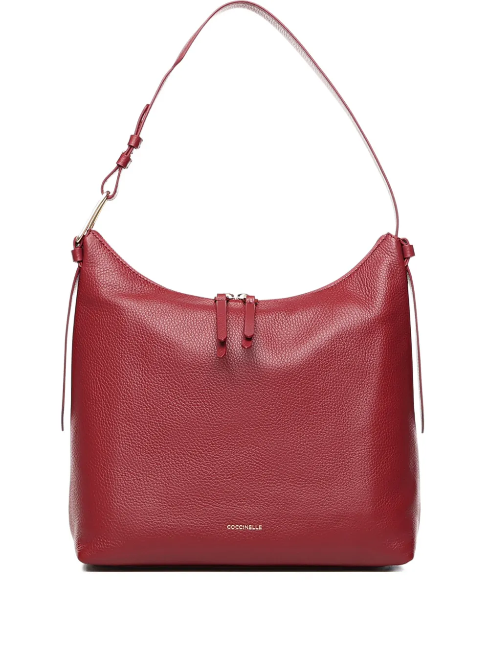 Coccinelle Leather Shoulder Bag In Red