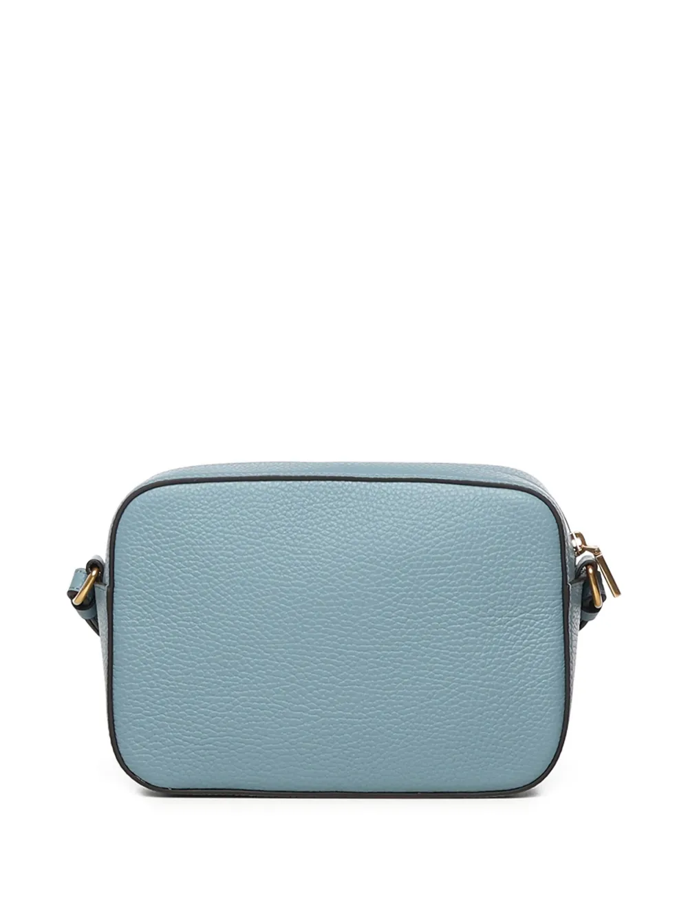 Coccinelle Flap Leather Shoulder Bag In Blue