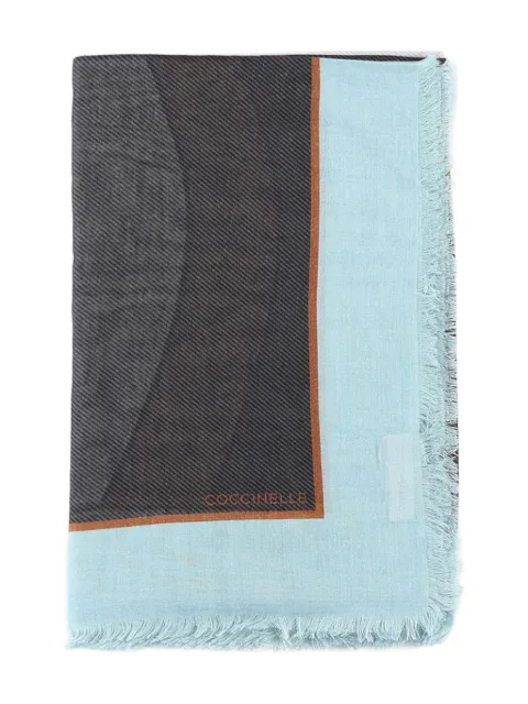 Coccinelle fringed shawl