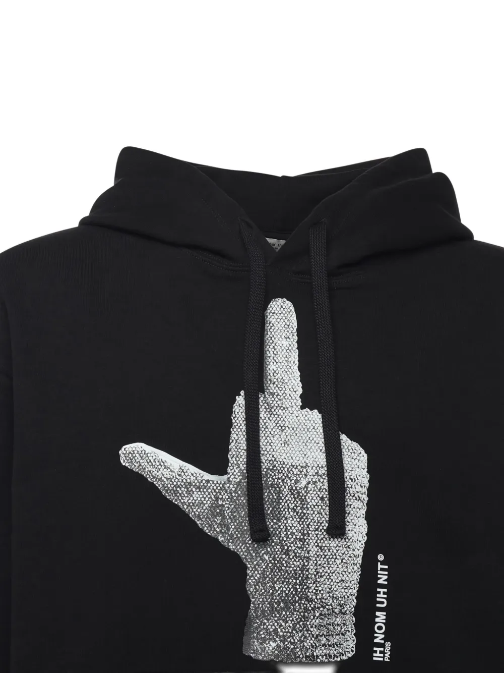 Ih Nom Uh Nit Diamond Glove Hotfix grafische hoodie Zwart