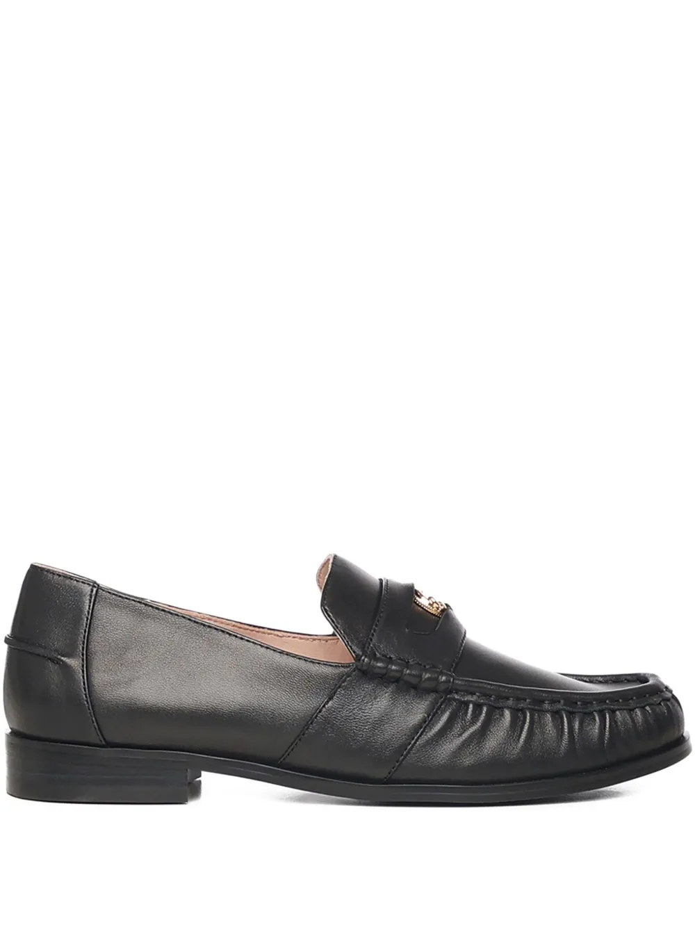 Coccinelle C-penny Flat Loafer In Black