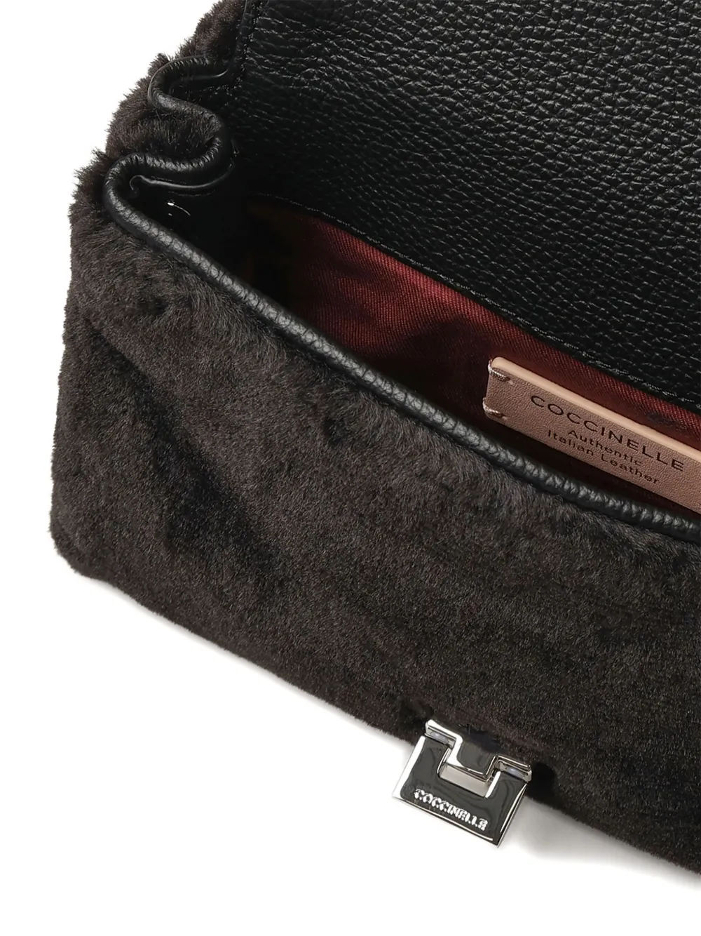 Coccinelle Arlettis suède shopper Zwart