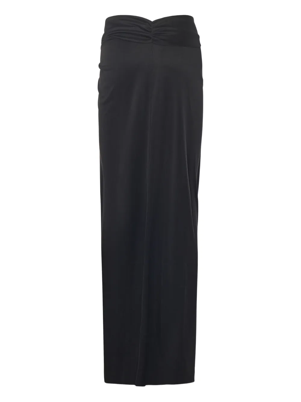 The Andamane Zohra Twist-detail Maxi Skirt In Black
