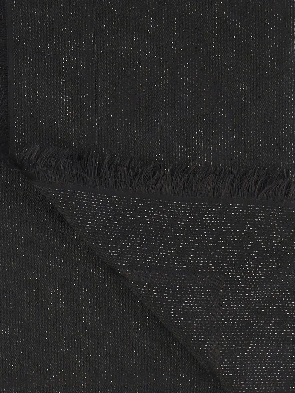 Coccinelle C-me Fringed Scarf In Gray