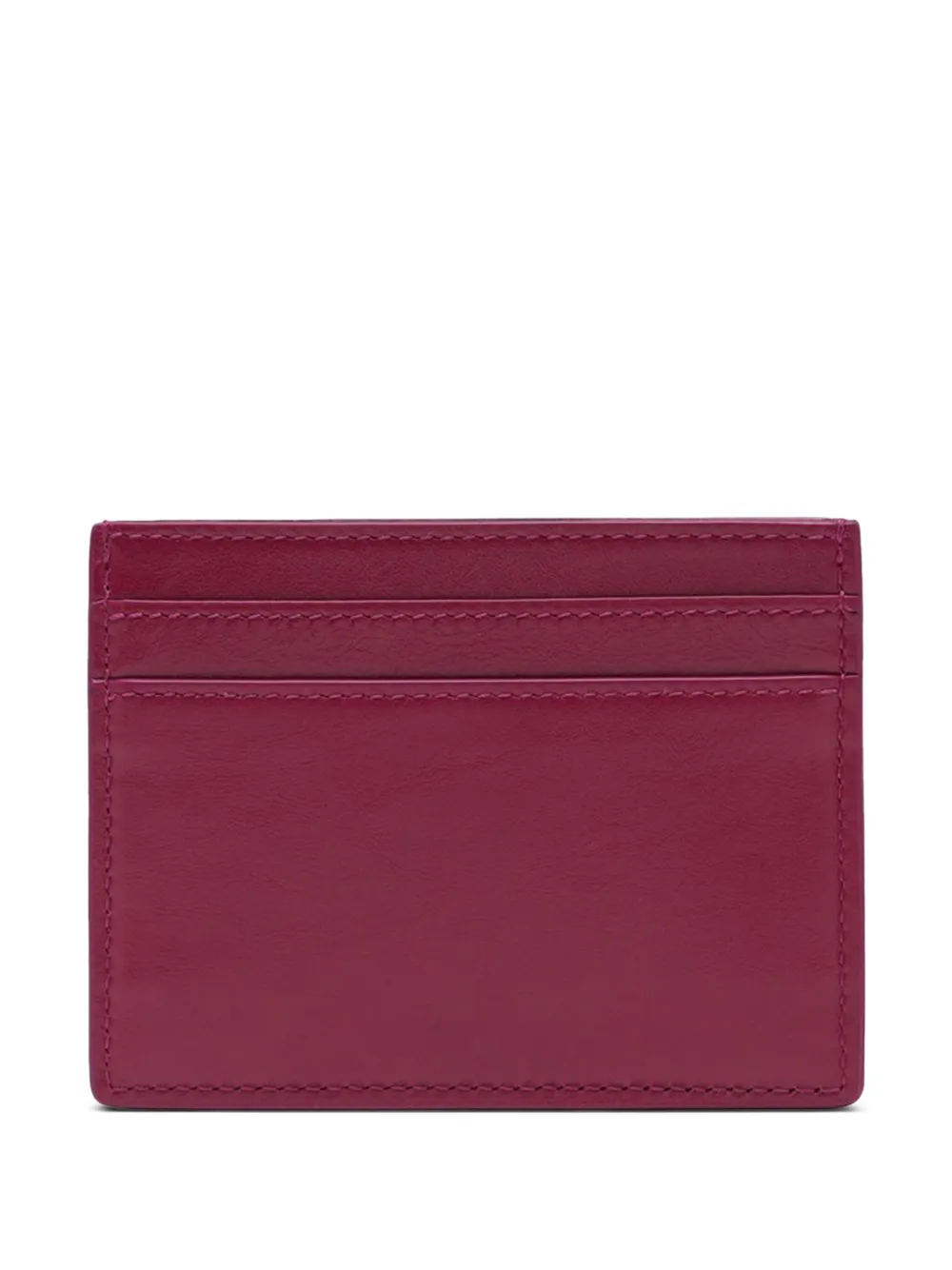 Saint Laurent Pasjeshouder met stiksel - Roze