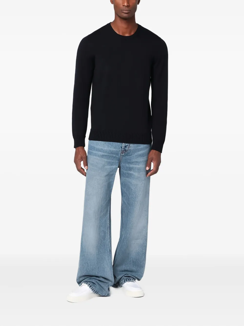 Drumohr crew-neck sweater - Blauw