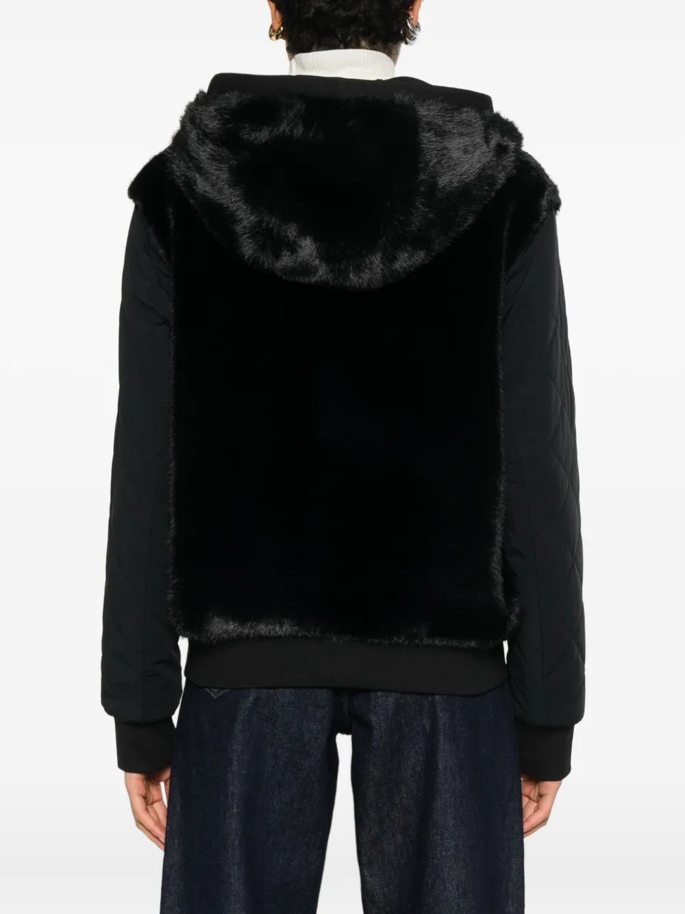 Mackage Gwendal Reversible Hooded Faux-fur Jacket In Black