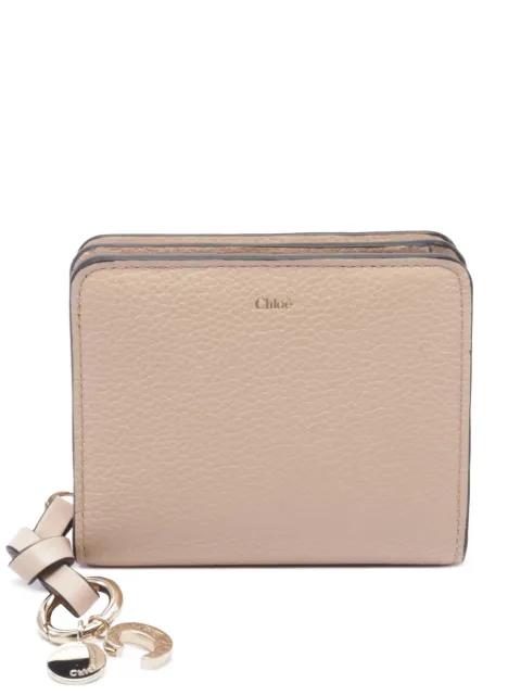 Chloé Pre-Owned petit portefeuille pliant Alphabet en cuir grainé (2002-2025)