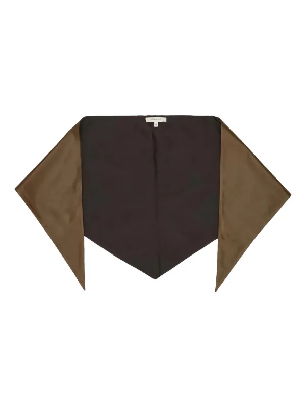 LEMAIRE レザースカーフ | ブラウン | FARFETCH JP