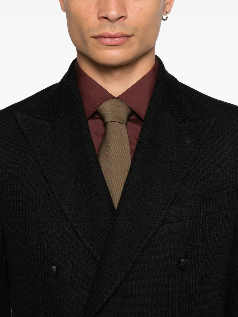 Tagliatore Gebreide blazer Zwart