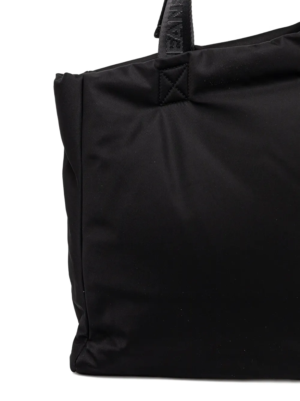 Karl Lagerfeld Jeans Logo-strap Tote Bag In Black